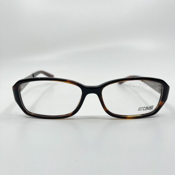 Just Cavalli JC365 052 Women Eyeglasses‎ Frame Black Rectangle 52-14-135 H6705 main image 8
